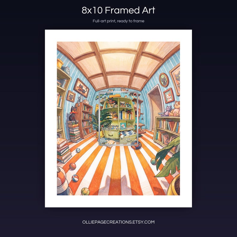Litten 167/162 8x10 full-art framed print, ready-to-frame extended art wall display, Temporal Forces
