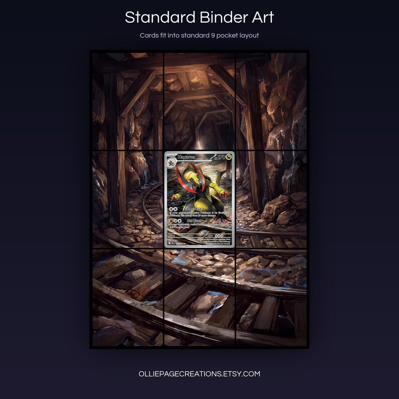 Haxorus 147/086 extended art 3x3 grid layout, full 9-pocket binder page display printable, Black Bolt collector insert