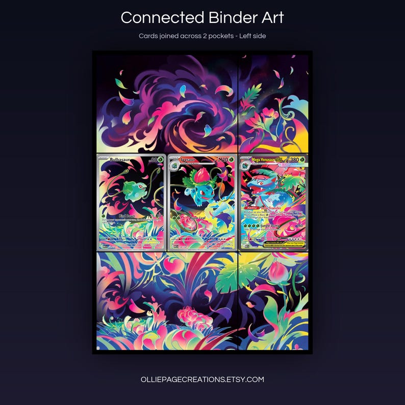 and dynamic flowing curves against a dark mystical background.