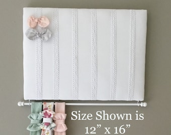 Bow Holder and Headband Organizer, Baby Girl Gift, Hair Bow