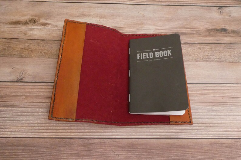 Leather Basketweave Field Notes Journal, Basketweave Calendar