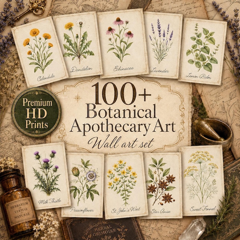 Botanical Drawings Art - Etsy