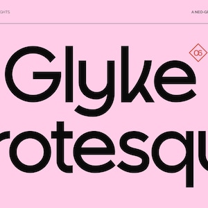 Glyke – Moderne serifenlose Schriftart, geometrische Groteskschrift für Logodesign, Web, Verpackung, Canva, Cricut SVG & redaktionelles Branding