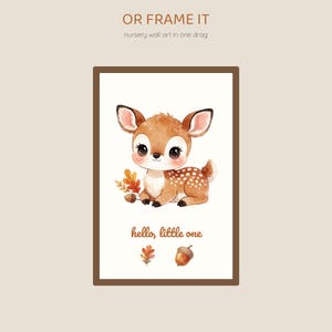 Little Pumpkin Clipart, Fall Baby Shower Clipart, 35 PNG, Cute Watercolor Woodland Animals & Pumpkins, Autumn Nursery, Commercial Use image 9