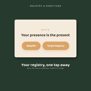 Baby Shower RSVP Website, Safari Animated Invitation with Countdown, Jungle Baby Shower Website Invite, Digital Invitation Made For You image 6