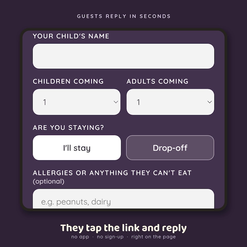 Dinosaur Birthday Invitation Website, Interactive Dino Party Invite with Live RSVP, Animated Kids Birthday Invitation Made For You image 5