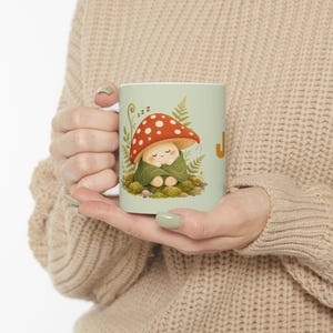 Mushroom Gnome Name Mug | Ceramic Coffee Mug
