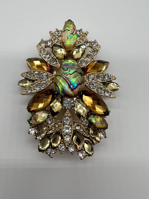 Vintage napier brooch Gem