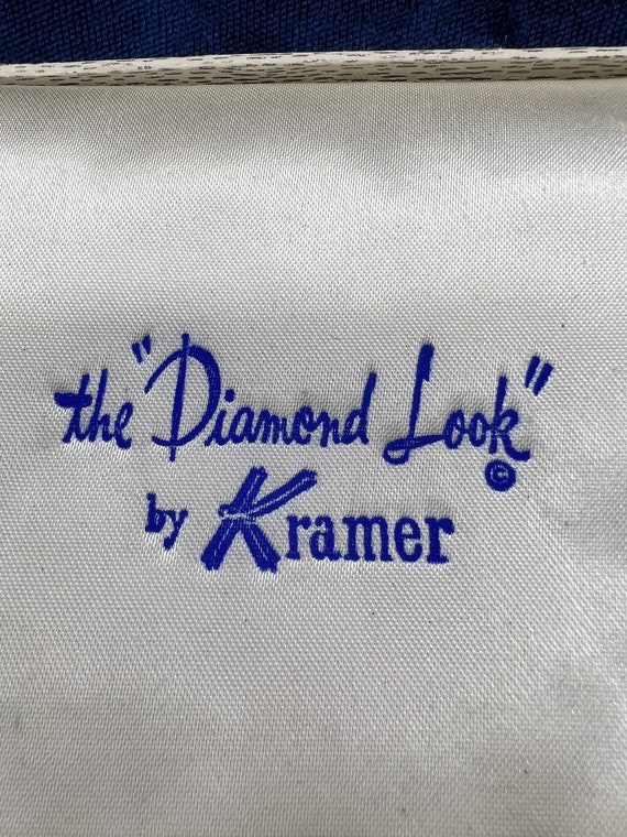 Vintage Kramer Blue Velvet the Diamond Look jewelry d… - Gem