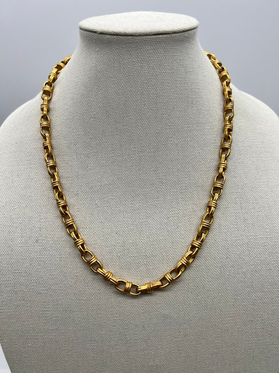 Anne Klein Gold-tone Chain Link Necklace Classic T