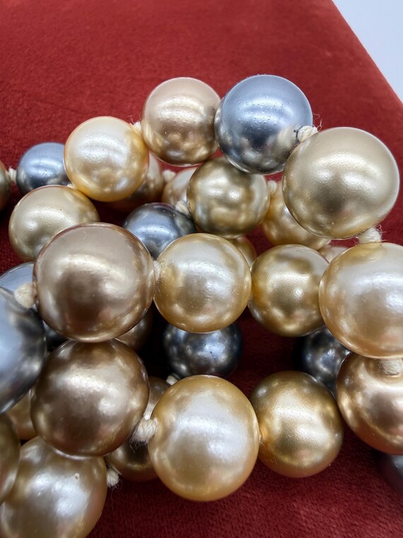 Vintage KJL Kenneth Jay Lane Glass Beaded Necklac… - image 3