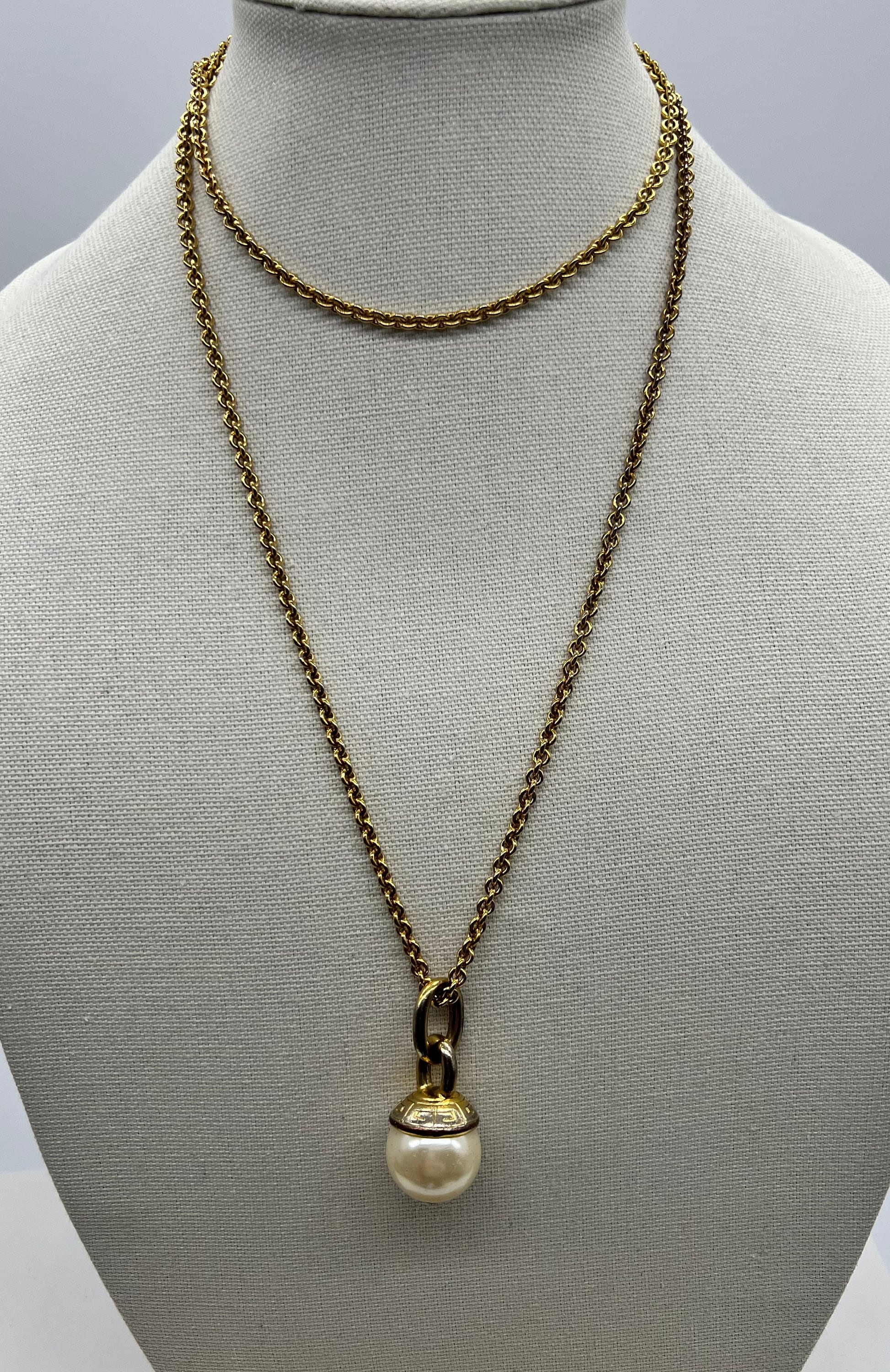 Vintage Authentic Givenchy Pendant Designer Necklace Extra Long - Etsy