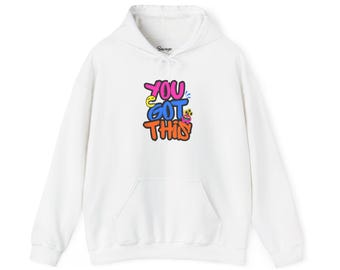 Sie haben dieses bunte Typografie Hoodie | Motivierender Grafik-Hoodie