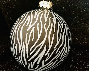 Large Zebra Ornament