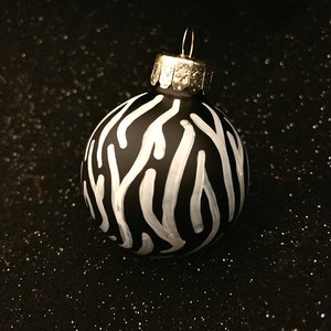 Mini Zebra Ornament