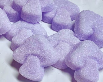 Purple Sugar Mushrooms Cubes Tea Parties Champagne Toasts Tea Bars Coffee diy Favors Baby Shower Foodie Gift