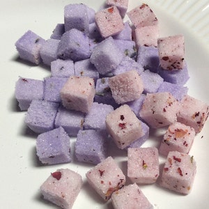 LAVENDER and ROSE Petal (160) Sugar Cubes for Tea Lovers Gift, Weddings, Bridal Showers, Tea Service