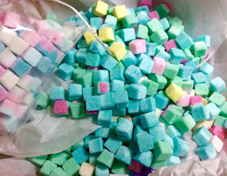 Bulk Sugar Cubes FREE SHIPPING Half Pound Bag for Tea Parties, Champagne Toasts, Tea Bars, Coffee, DIY Favors, Candy Bars, Gift Ideas image 1
