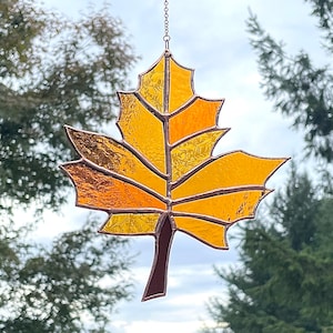 Small Maple Leaf • Suncatcher