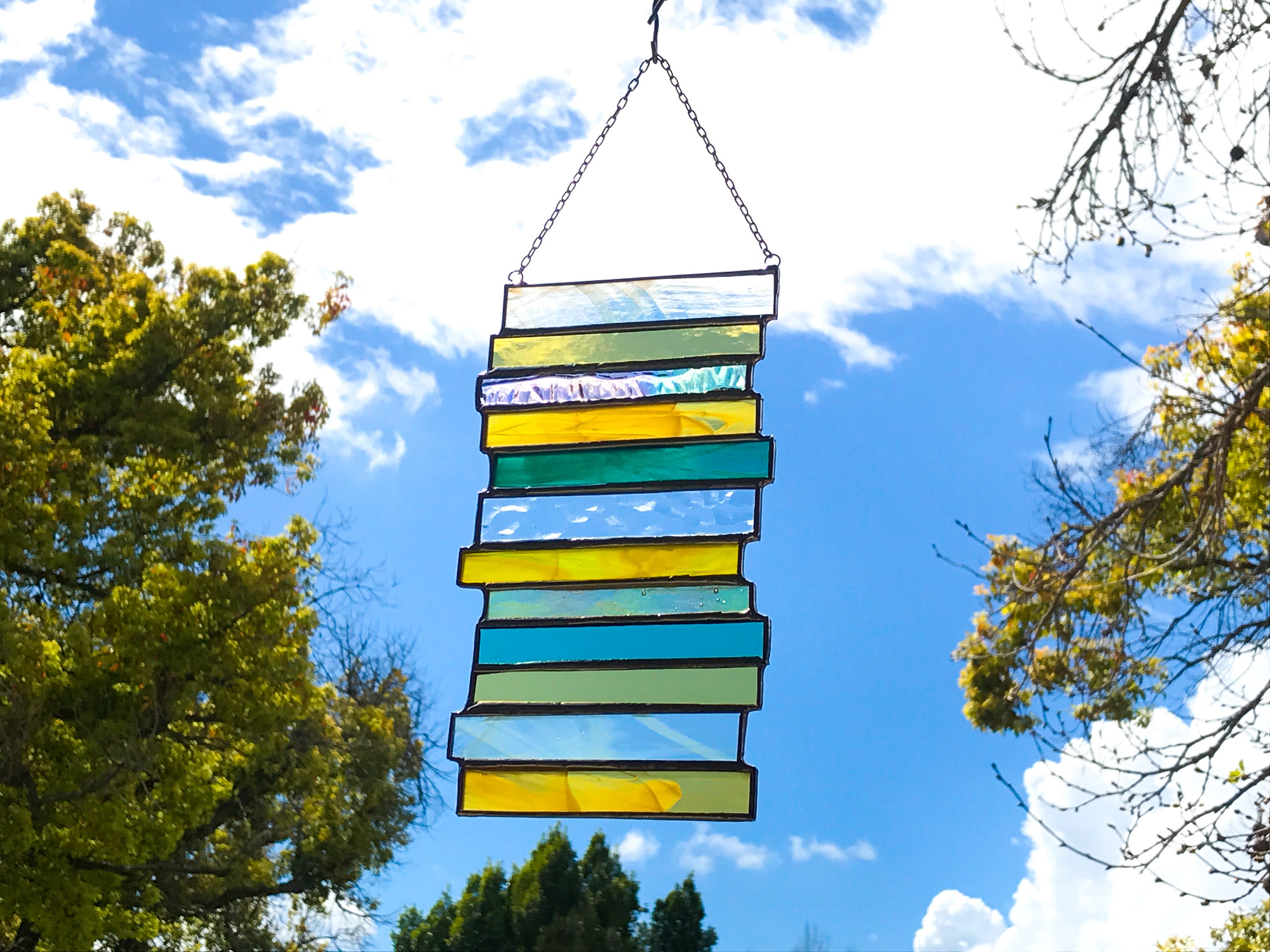 Stacked Stripe • Suncatcher • Panel