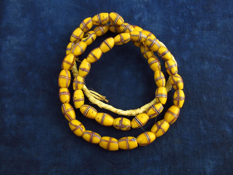 Antique French Cross Venetian Beads