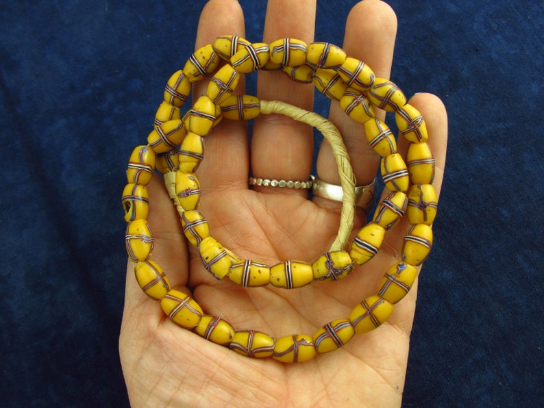 Antique French Cross Venetian Beads