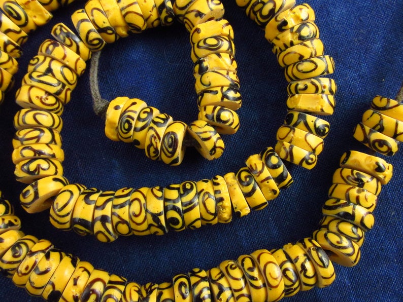 Antique Fancy Venetian Glass Trade Beads