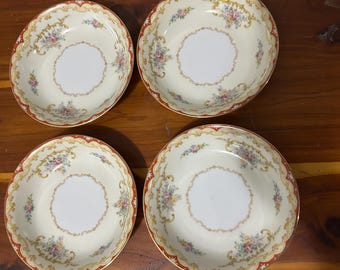 Set med 4 Noritake Oradell frukt-/dessertskålar