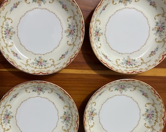 Set mit 4 Noritake Oradell Coupé Suppenschüsseln