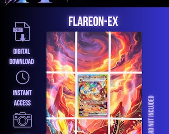 Flareon ex - 146/131 - Extended Binder Art