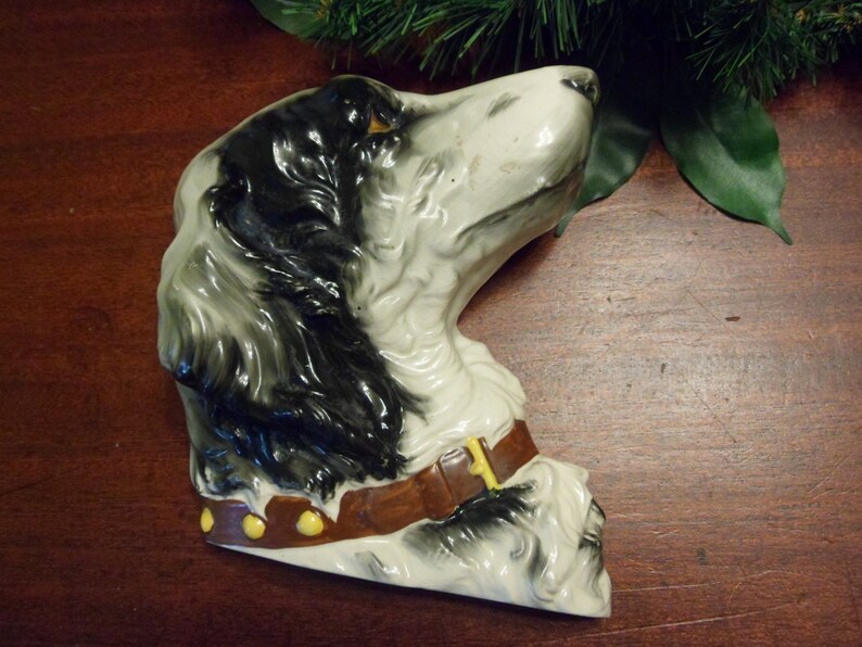 English Springer Spaniel Sign Plaque Wall Decor Black