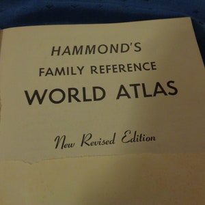 Vintage World Atlas