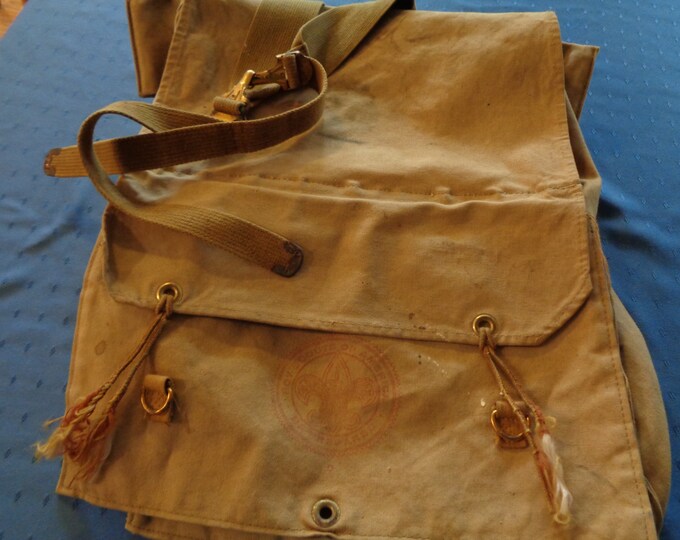 Vintage Official Boy Scout Backpack Etsy