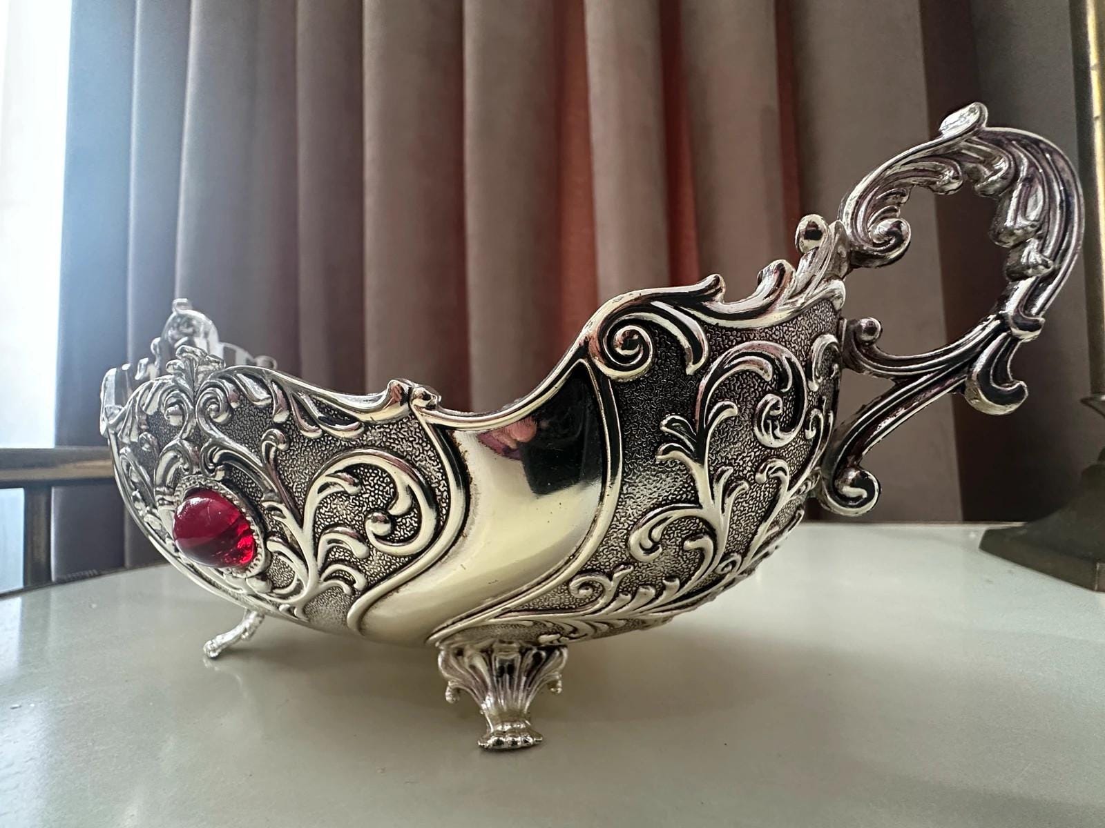 Metallschale deko schale