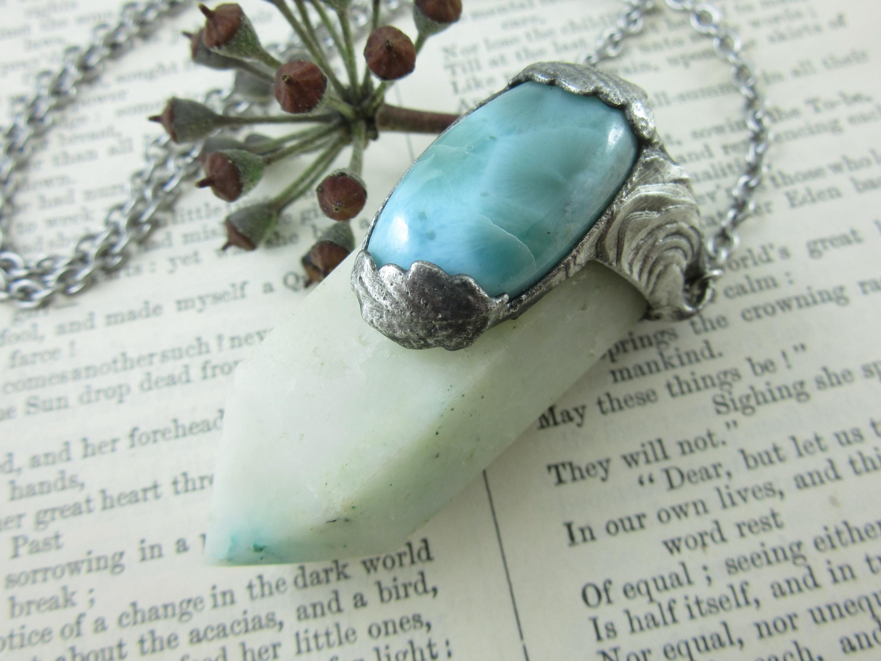 Jupiter Earrings Etsy Callisto Jewelry Callisto Jewelry Moss Agate,  Emerald, Labradorite, Diopside Crystal Necklace!