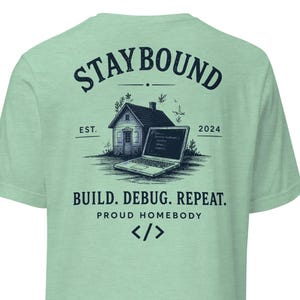 Camiseta "Build Debug Repeat" | Camiseta para Programador | Camiseta para Desenvolvedor de Software | Bella Canvas 3001