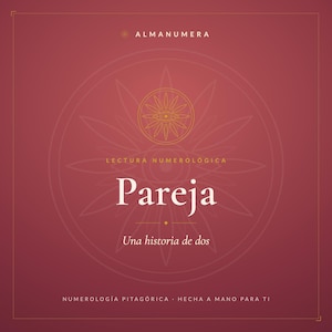 Lectura Numerológica de Pareja — Una historia de dos