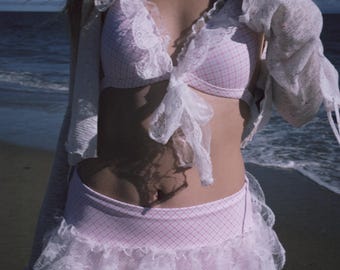 Pink Seaside Sweetheart Bikini set