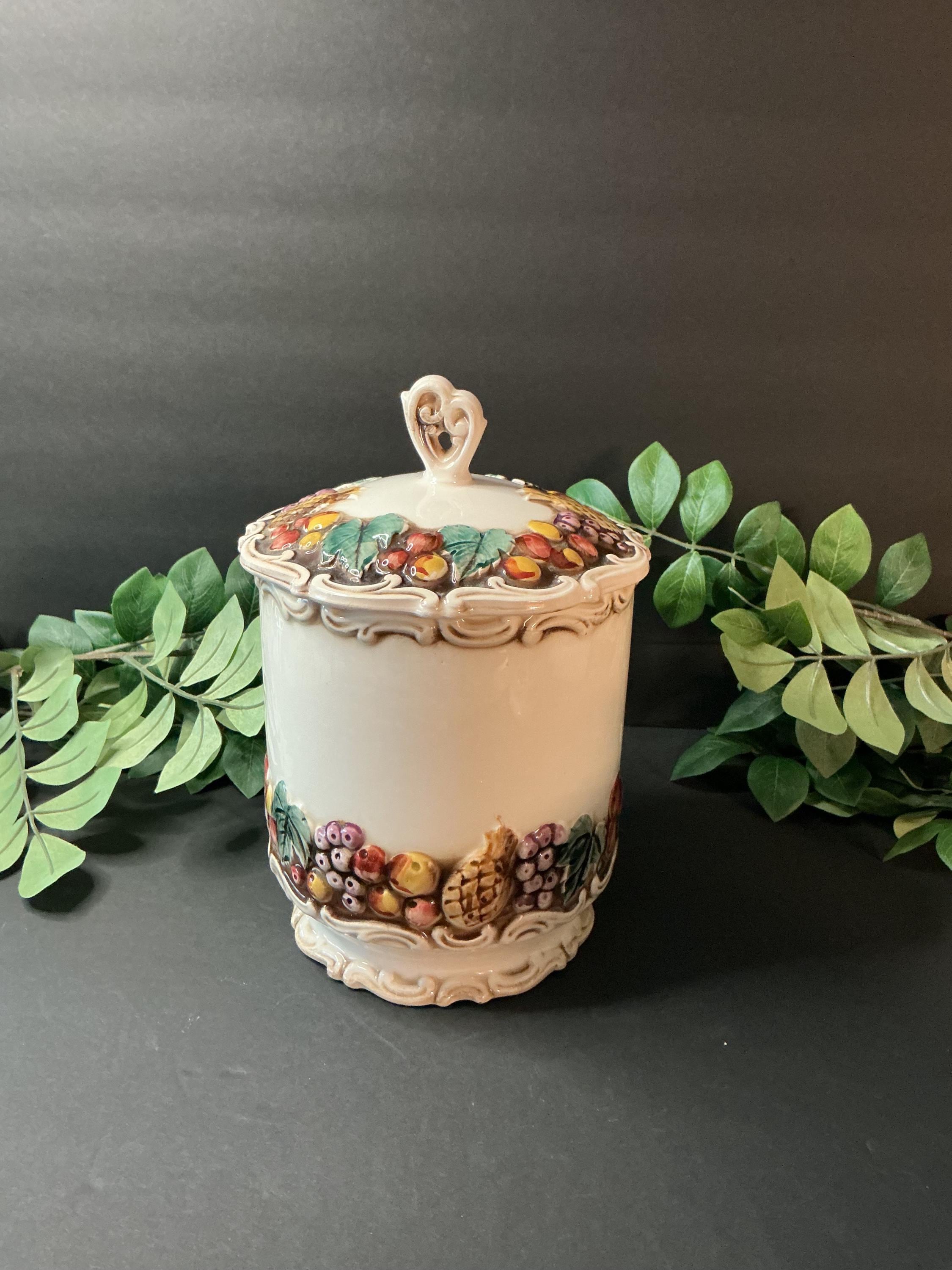 Vintage Ceramic Fruit Canister Set - Etsy - Page 3