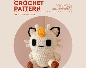 PDF Crochet Coin Cat Pattern