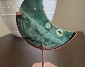 Green Jasper Moon
