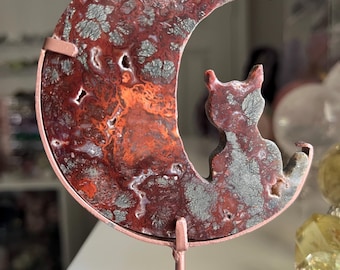 Marcasite Cat In Moon