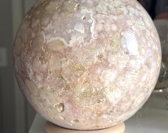 Flower Agate Sphere