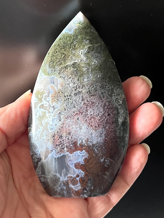 Moss Agate Flame