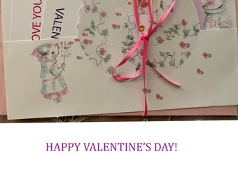 Valentine movable greeting card