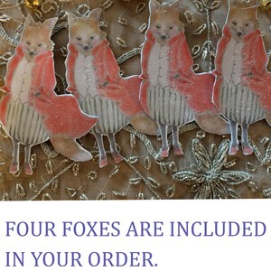 Fox gift tag Ornament image 6