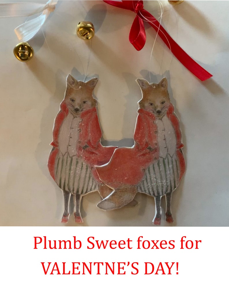 Fox gift tag Ornament zdjęcie 5
