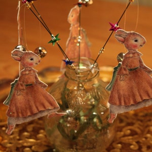 BUNNY MAGIC WAND -The Sparkling Brown Bunny Party favor