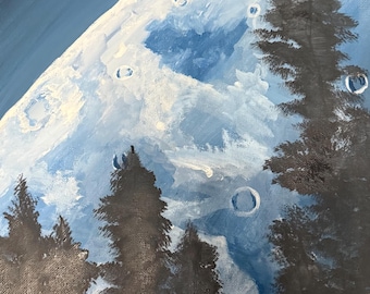 Luna piena + alberi