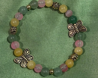 Cutesy Butterfly Beaded bracelet